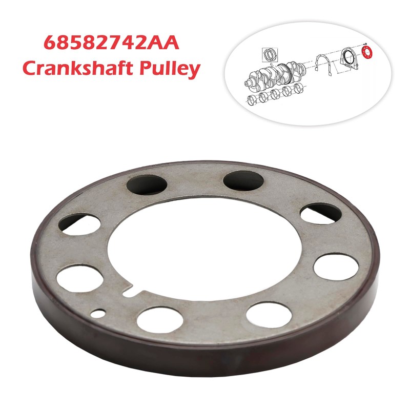 Artudatech Sprocket Crankshaft Pulley 68027485AA, 68493358AA, 68582742AA for Jeep Grand