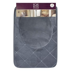 Juego de Baño Home Access Oxford con Tapete y Fundas 3 Piezas