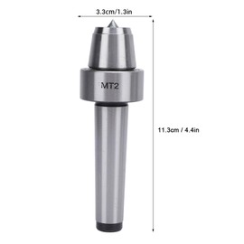 MT2 Live Center Cup and Point Lathe Live Tailstock Centre with Stainless Steel Lathe Live Center Cup for Woodworking