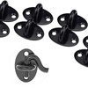 EGGMARCH 8 Pack Mini Ceiling Hooks Small Pad Eye Plate