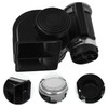 Alipis Loud Train Horn Electric Snail Air Horn for Motorcycle