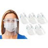Ciana Safety Face Shields with Glasses Frames Ultra Clear Protective