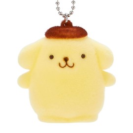 Sanrio 146536 Pompom Pudding Flocked Mascot Holder