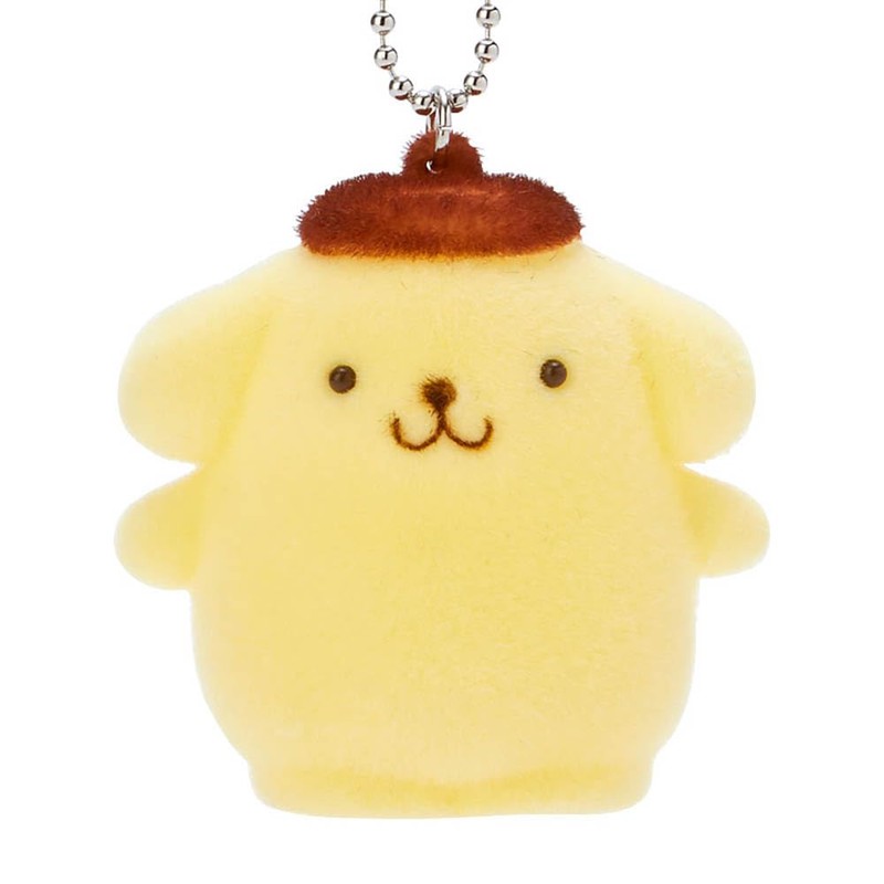 Sanrio 146536 Pompom Pudding Flocked Mascot Holder