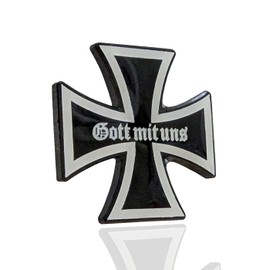 Generisch Iron Cross Type B (Pin) Black Classic Unisex Lapel Pin, Metal, None