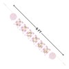 Pink Gingham 1st Birthday Pennant Banner (182cm) - Perfect for
