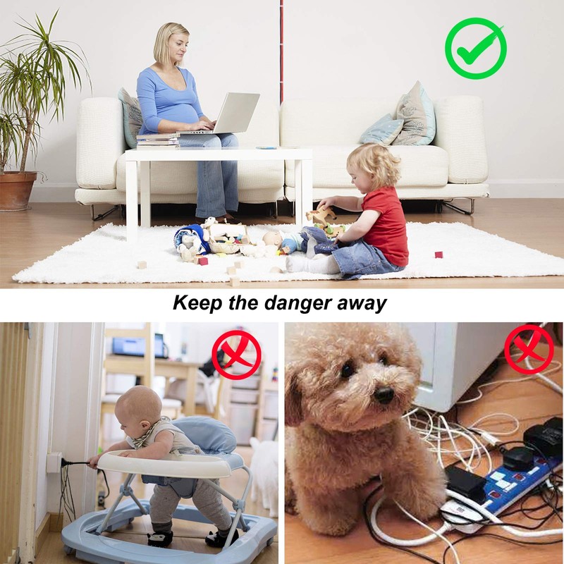 Cable Tidy Management Self Adhesive Cable Clips,100Pack Clamps Fix Led