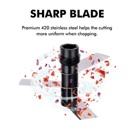 Geedel Onion Cutter, 500 ml Onion Chopper with Pulley, Vegetable Chopper Manual with Stainless Steel Blades, Multi Chopper Onion Chopper for Vegetables, Fruits, Onions, Nuts, Garlic