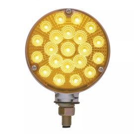 UAT Double Face Turn Signal (42 LED ) Amber /Red      SEMI-TRUCK FENDER