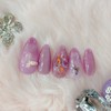 ButterflyHandmade nail tips - Coffin / 버터플라이수제네일팁 - 코핀