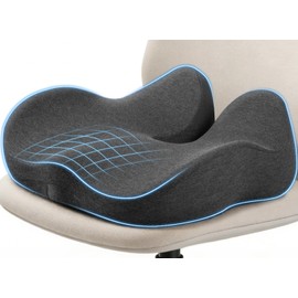 Office Chair Cushion Tailbone Pressure Relief Long Sitting Comfort Large