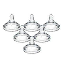 Dr. Brown's Options+ Wide-Neck Baby Bottle Nipple, Y-Cut (9 Months+), 6 Count