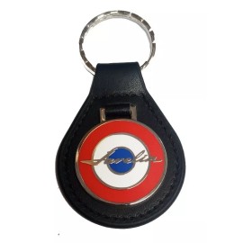 IN HOUSE AMC JAVELIN KEYCHAIN - STITCHED LEATHER KEY FOB - NICE