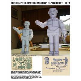 House Of The Unusual LLC "Vintage Houdini Robot Replica - Q The Automaton from The Master Mystery!"