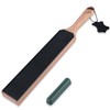 LEONTOOL Leather Strop Kit Double Sided Sharpening Paddle Block Sharpener