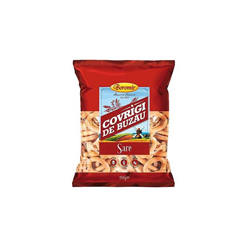 Covrigi De Buzau Salted - 3 x 250 g