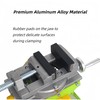 Cross Slide Drill Press Vise, 2-Way X- Y- Benchtop Drill