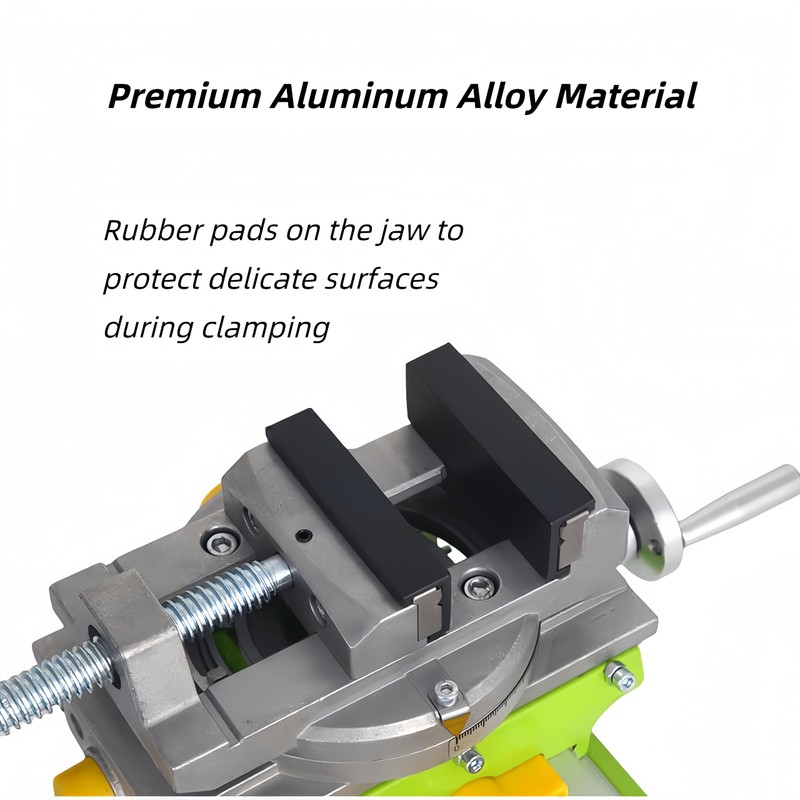Cross Slide Drill Press Vise, 2-Way X- Y- Benchtop Drill