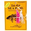 Tide Rite Sea Bass 2-Drop Beaded Hi-Lo Rig Baitholder Hooks, Pink/White
