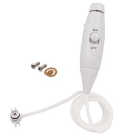 Replacement Hose and Handle Parts Compatible with Waterpik Water Flosser WP-100 WP-300 WP-660 WP-662 WP-670 WP-672 WP-900 Series Oral Irrigator Compatible with Waterpik Aquarius Water Flosser WP-663