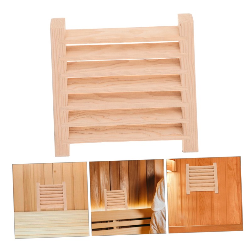 COHEALI Wooden Air Vent for Sauna Room Vent Panel for