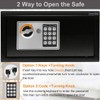 JUGREAT Safe Box with Sensor Light,Electronic Digital Security Safe Steel