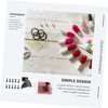 TOVINANNA 2Sets Acrylic Nail Art Tips Holder Magnetic Practice Stands