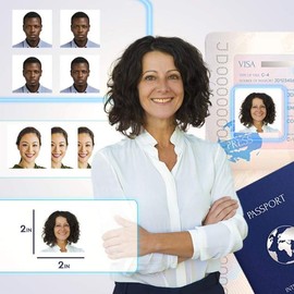 Passport Photos | Premium Quality Picture Printing, Standard 2x2 Inches for Visa, School, and Government Use, Professional ID Photo Services