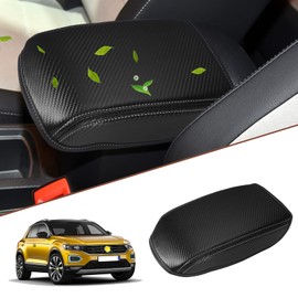 SKTU Armrest Cover Compatible with VW T-ROC 2018-2023 2024 Car Centre Armrest Cover Armrest Cover Armrest Cover