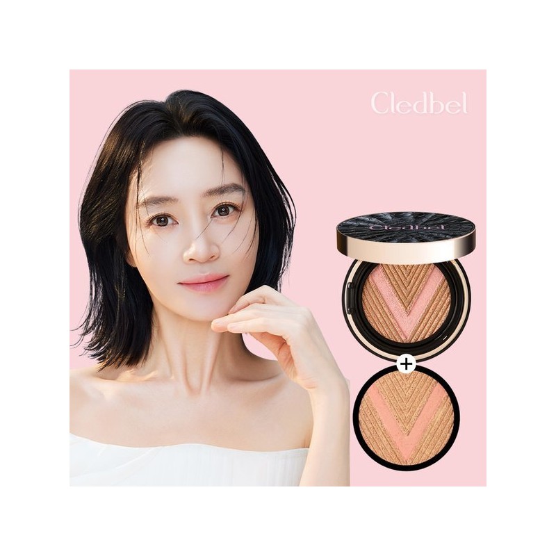 Cledbel (Cledbel)끌레드벨 글로우파워리프트V쿠션 블랙 21호 본품+리필 (Cledbel) Glow Power Lift