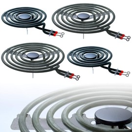 Ansoon Stove Burners MP22YA Electric Range Surface Burner Coil Unit Set - 2 pcs MP15YA 6" and 2 pcs MP21YA 8" Replacement for Kenmore Compatible for Whirlpool Electric Range Stove
