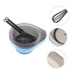BIUDECO 1set Professional Hair Dye Mixing Bowl Set Black Gray