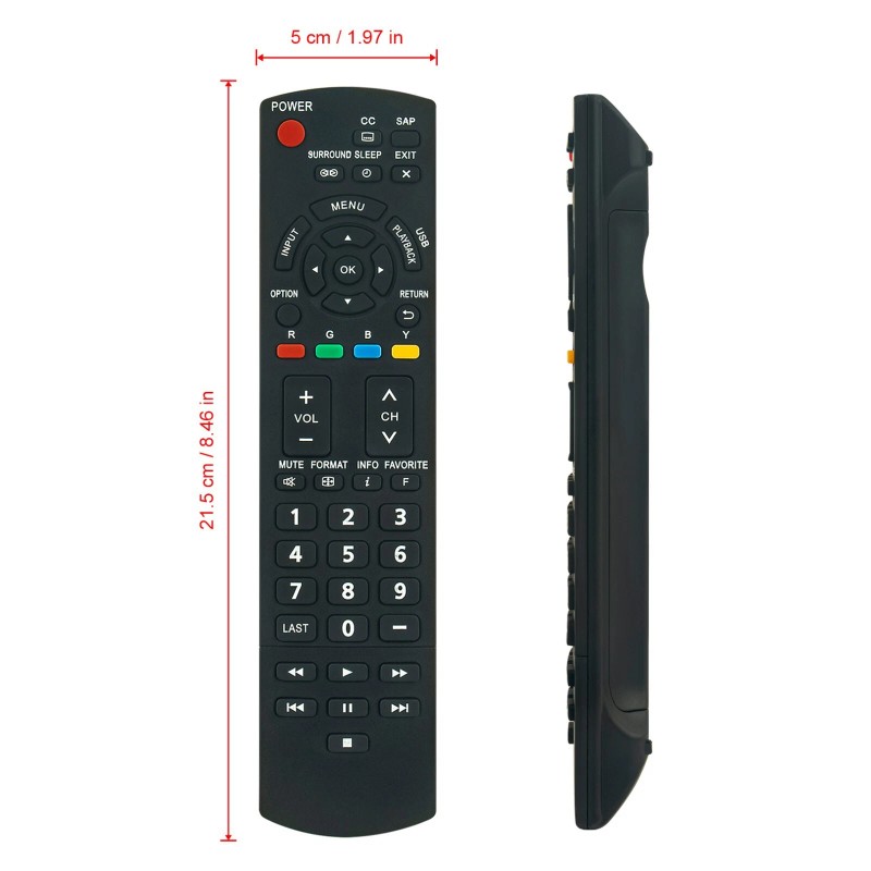 For Panasonic New N2QAYB000806 Replaced Remote for Panasonic TV TC-P50X5