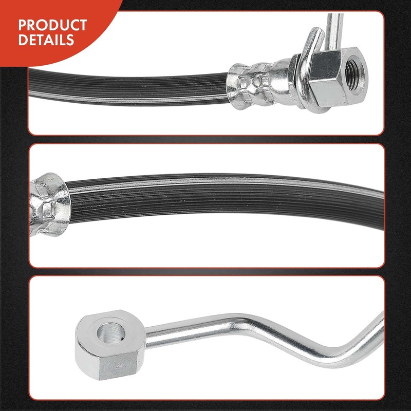 A-Premium Rear Passenger Side Brake Hydraulic Hose Compatible with Ram