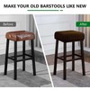 LIULIWEIFA Bar Stool Covers Rectangle Set of 4/2/1 Saddle Bar