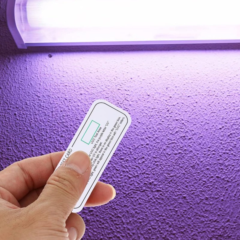 VOANZO UV Test Cards 10Pcs UV Test UVC UVA Light