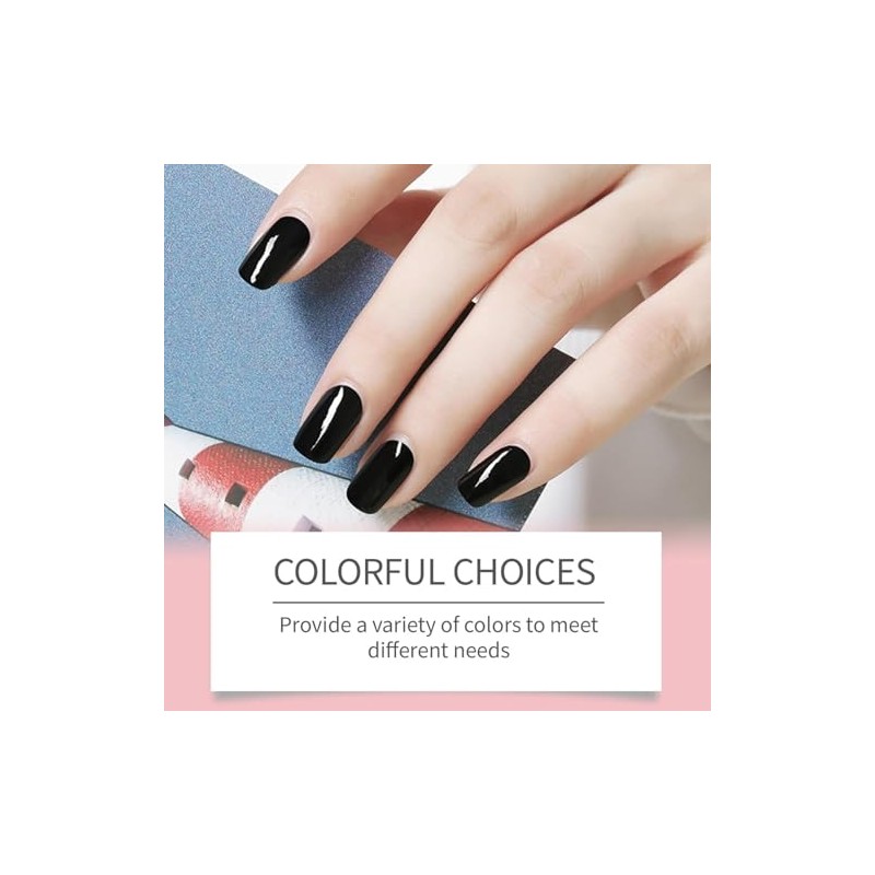 Pegatinas de Uñas, Full Cover Nail Stickers Calcomanías | Color
