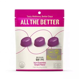 올더베러 철분 구미 14구미 (7일분) Olderbetter Iron Gummies 14 Gummies (7 Days)