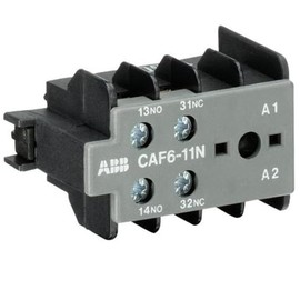 Brown BOVERI CAF6-11M 2 Auxiliary Contact, Auxiliary Contact Block, Front MOUNTING, Screw Terminal