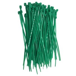 Cicogna Cable Tie, Green, Large Capacity, Agriculture, Gardening, Thin, Long, Extra Fine, Cable Tie, One Touch Lock Wrap, Nylon, Green, Choose Size (Length 9.8 x Width 0.14 inches (250 mm) x Width