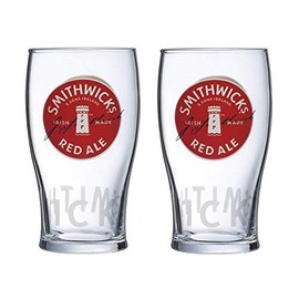 Smithwick's Irish Red Ale Signature Pub Glass Imperial 20oz Pint Glass Set of 2