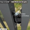 UCDOET Heavy Duty Upgraded Sealed Bearing Gate Hinges, Adjustable Pivot