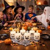 GenSwin Halloween Flameless Votive Candles with Remote Wax