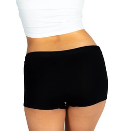 Shinesty Womens Boyshorts | Soft, Stretchy Sleep Underwear Women | XL Black