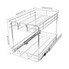 YIYIONCE Pull Out Cabinet Organizer 2-Tier Cabinet Pull Out Shelves