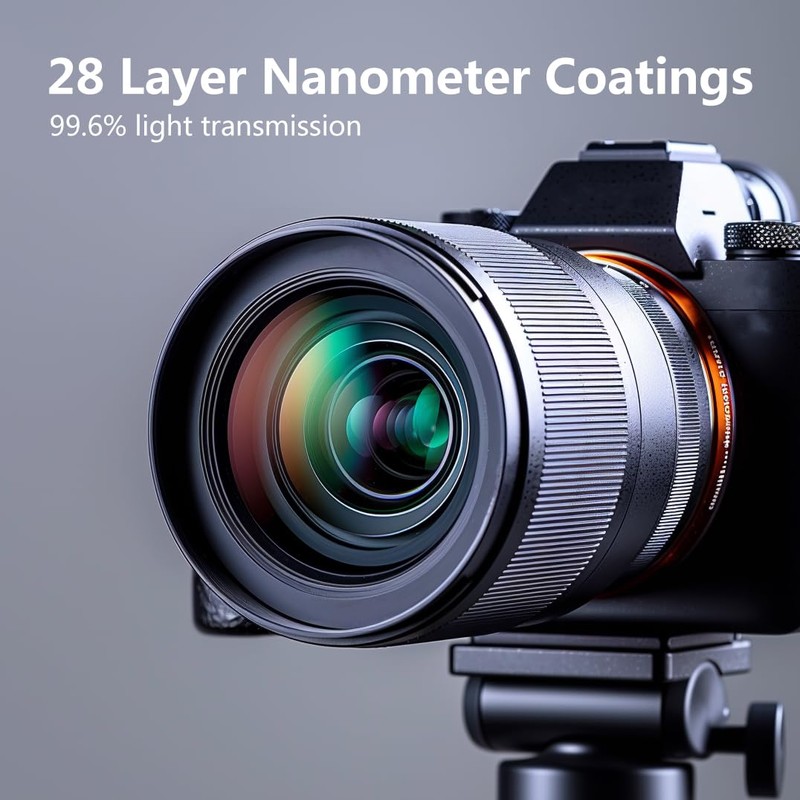 JONGSUN 86mm UV Filter, S-Pro HD Nano MRC16 Camera Ultraviolet