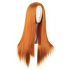 MapofBeauty 28 Inches/70 cm Fashion Monochrome Length Straight Wig High
