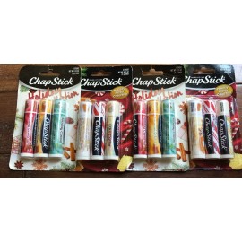 ChapStick 4 Holiday Collections 3 Stick Chapsticks