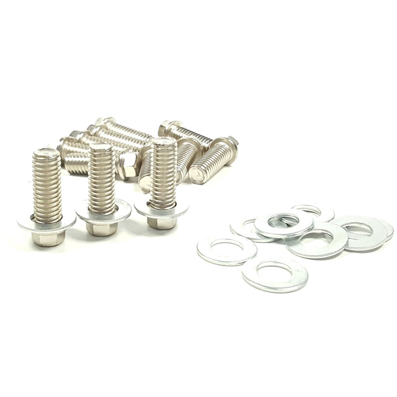 3/8"-1" Exhaust Header Bolts 6 Point Head for Chevy 265