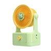 Desk Fan USB Charging Adjustable Angle Cute Portable Multifunction Air